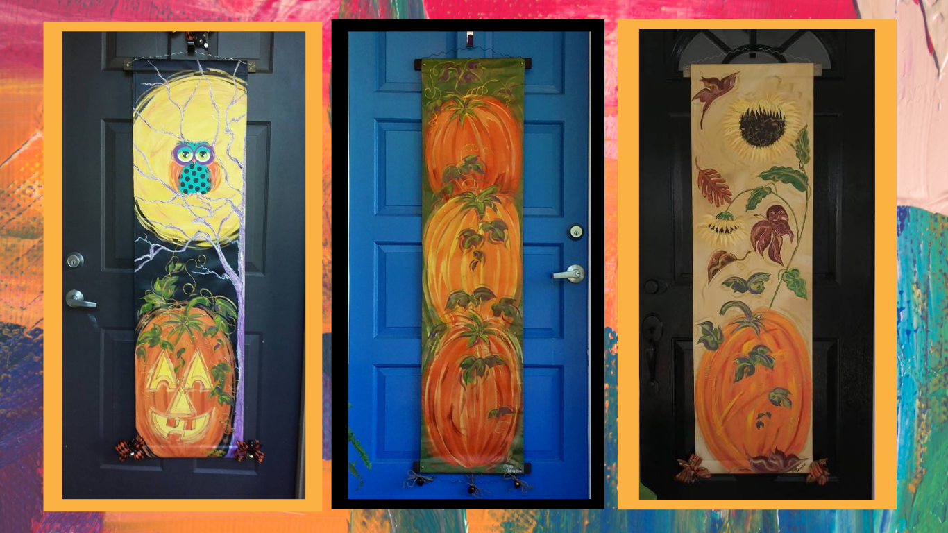 Halloween Owl & Moon Door Hanger Fall Seasonal Wreath