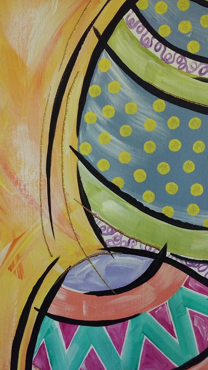 Easter Eggs Easter Door Hanger Spring Decoration Easter Wall Hanging