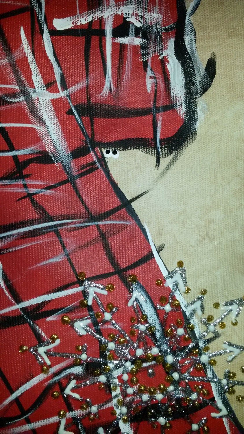 Snowman Canvas Door Decoration Door Hanger Winter Snowman Christmas