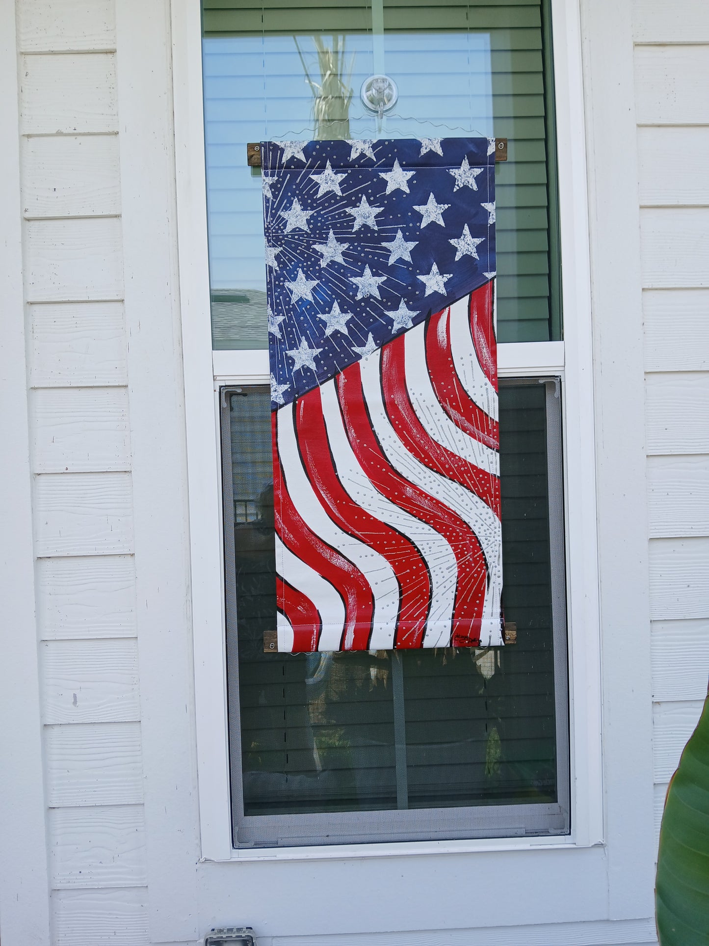 American Flag Door Hanger Patriotic Door Hanger Decoration Stars and Stripes Door Hanger Wreath (Copy)