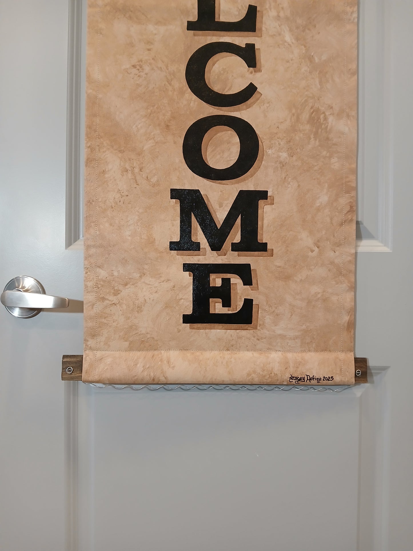 Welcome Sign Door Hanger Housewarming Gift Door Decoration New Home Gift