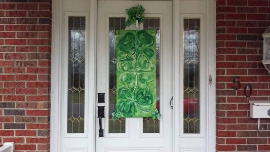 St Patrick's Day Door Hanger St Patty's Day Door Decoration Irish Wreath