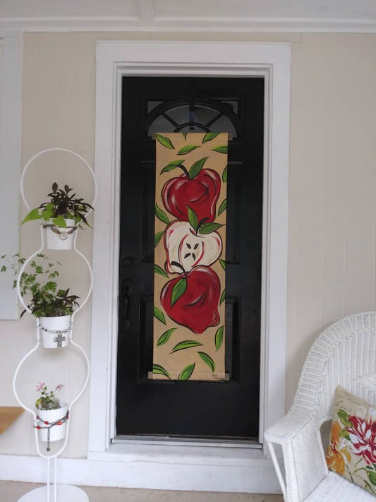 Apples Door Hanger Fall Autumn Door Decoration Teacher Gift