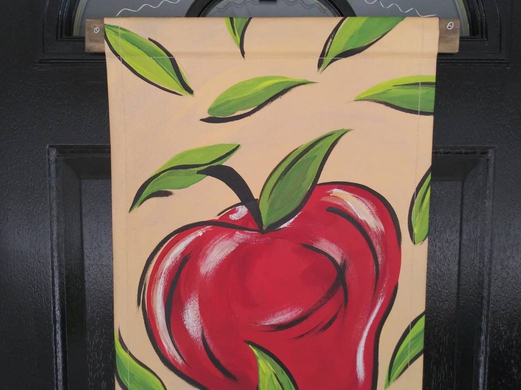 Apples Door Hanger Fall Autumn Door Decoration Teacher Gift